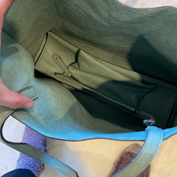 Blue Reversible Tote bag - Picture 2 of 4